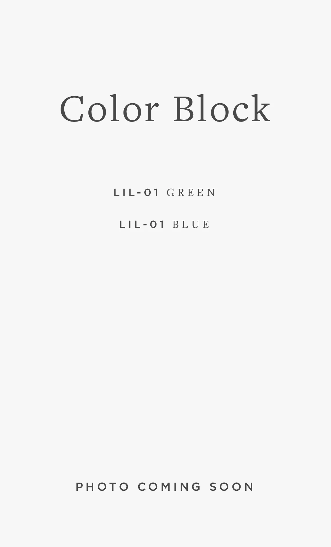 LIL-01 COLOR BLOCK / 02 - Image 2