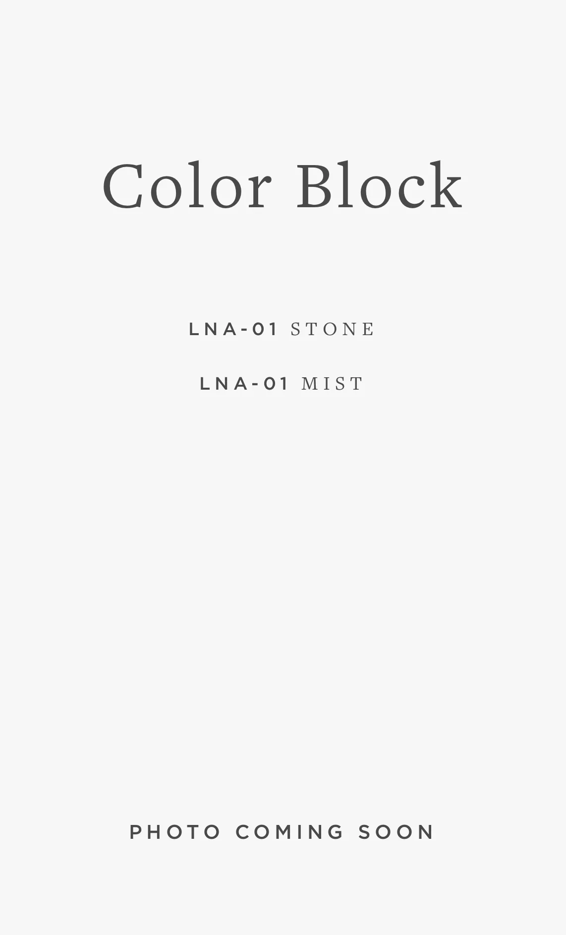 LNA-01 COLOR BLOCK / 02 - Image 2