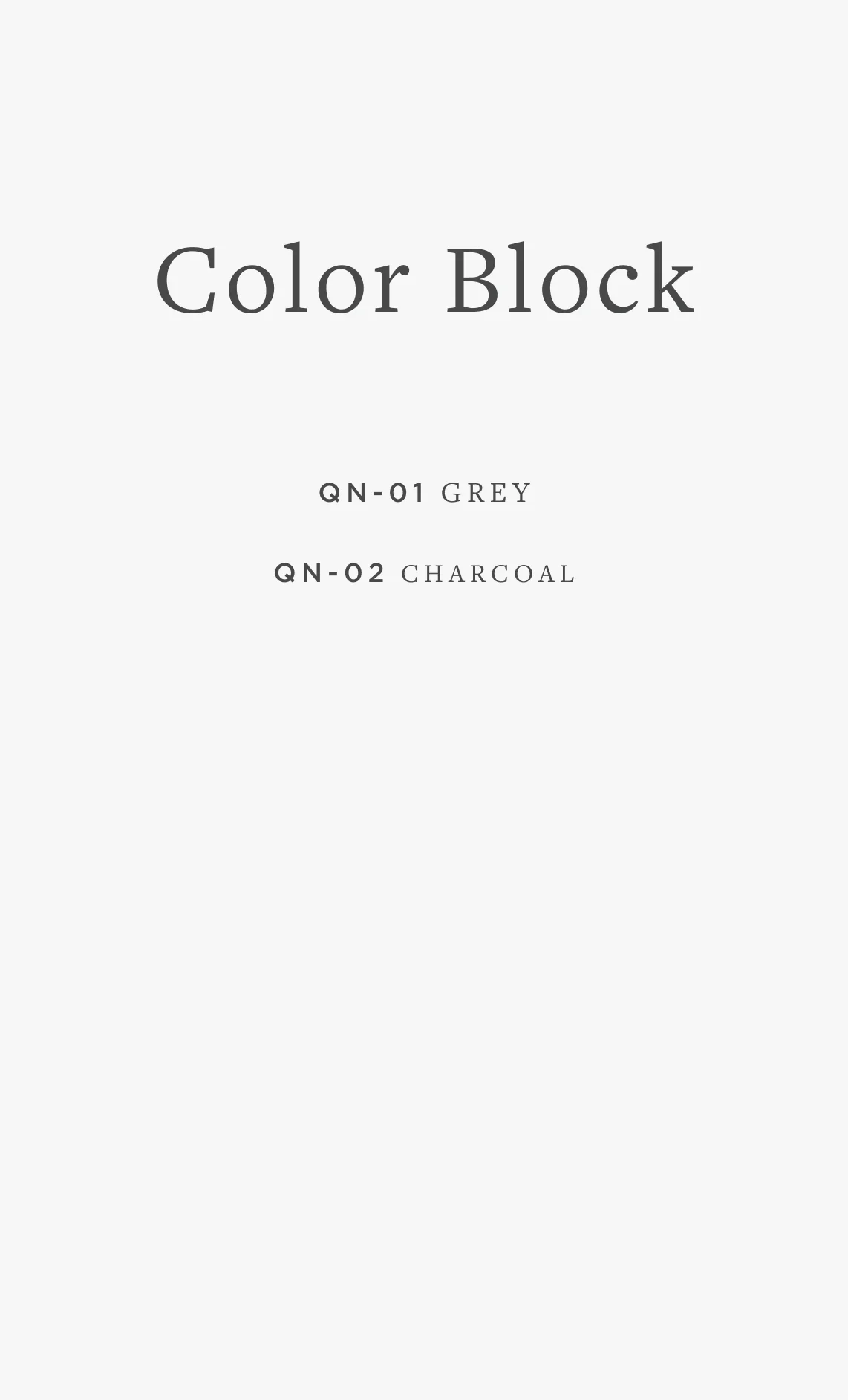 QN-01 COLOR BLOCK / 01 - Image 2