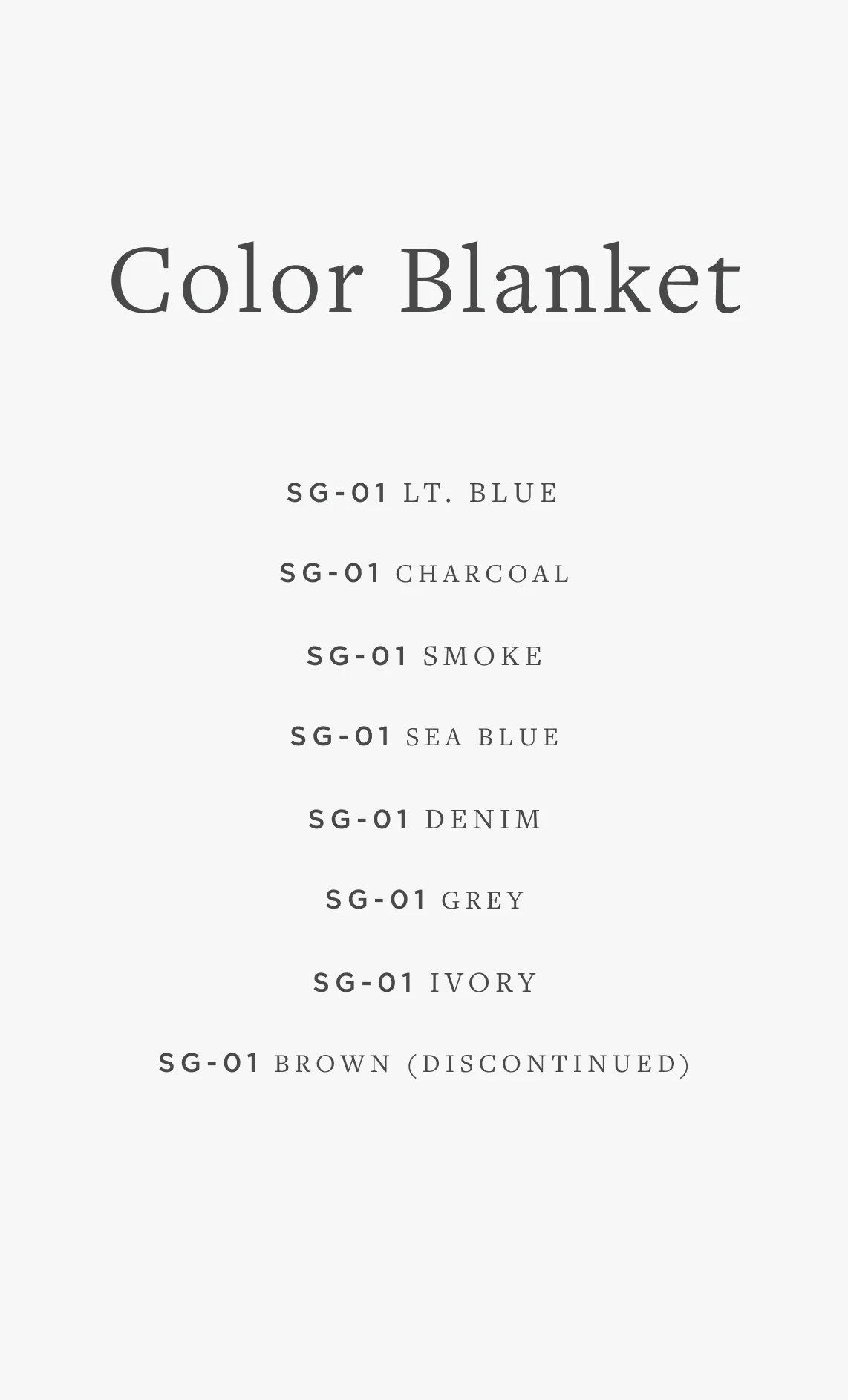 SG-01 COLOR BLANKET - Image 2