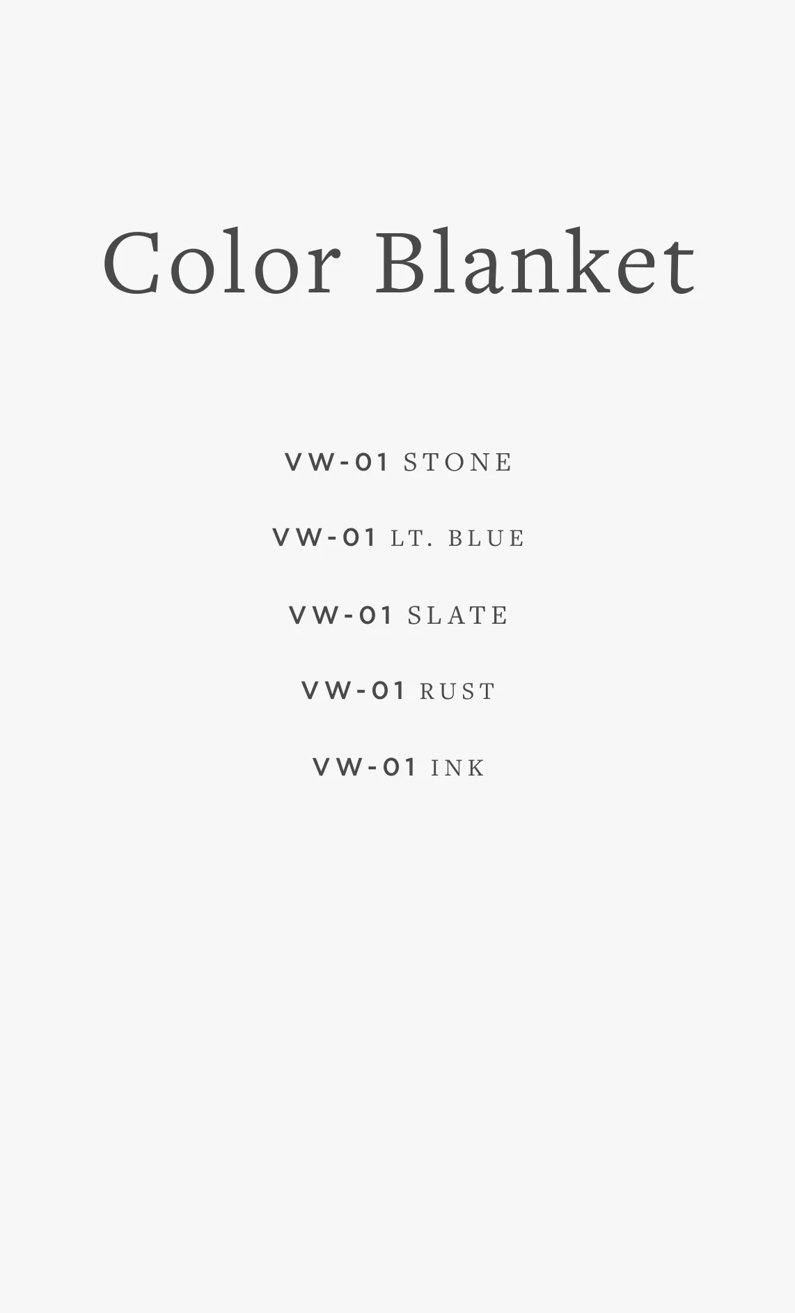 VW-01 COLOR BLANKET - Image 2